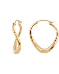 Dinny Hall - Wave Small Hoops - Lyst