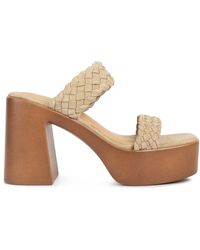 Rag & Co - Misaki Braided Detail Chunky Sandals - Lyst