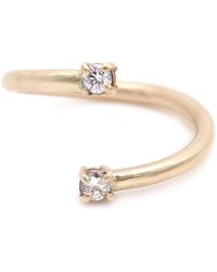 Gabriella Alicia - Moissanite Toi Et Moi Wrap Ring - Lyst