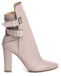 The 5Th Element - Neutrals Rock The City Lilac Leather High Boots - Lyst