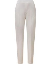 James Lakeland - Cigarette Trousers Cream - Lyst