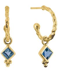 Charlotte's Web Jewellery - Divinity Princess Vermeil Hoop Earrings - Lyst