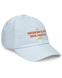 Anchor and Crew - Pastel Negroni Is My Side Hustle Club Chino Embroidered Cap - Lyst