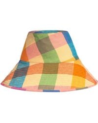 SUNSHINE TIENDA - Plaid Beachy Bucket Hat - Lyst