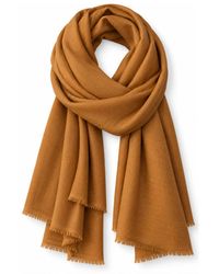 Stovaria - Burnt Cashmere Scarf - Lyst
