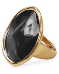 Retro Chic - Enamel Ripple Ring - Lyst