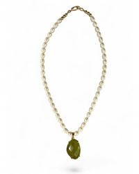 ORIGIN OF HEARTS - Neutrals Verdant Pearl Necklace - Lyst