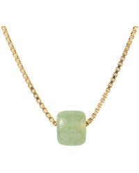 seree - Beetle Green Bead Jade Necklace - Lyst