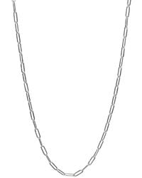 FV Jewellery - Steel Me Paperclip Chain - Lyst