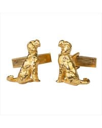 Simon Kemp Jewellers - Labradoodle Cufflinks Eighteen Carat On Solid Recycled Sterling - Lyst
