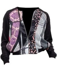 ARTISTA - Gaia Printed Zipped Bomber Jacket - Lyst