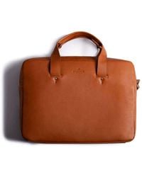 Harber London - Everyday Leather Briefcase - Lyst