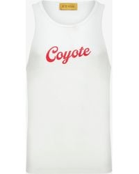 Je Te Veux - Coyote Print Tank Top - Lyst