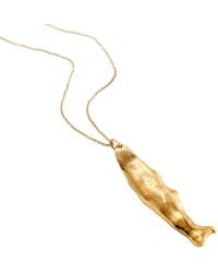 Posh Totty Designs - Fortune Fish Large Pendant Necklace - Lyst