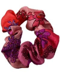 Introvertie VIENNA - Silk Linen Scrunchie Bloom - Lyst