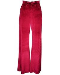 Jennafer Grace - Oxblood Velvet Bellbottoms - Lyst