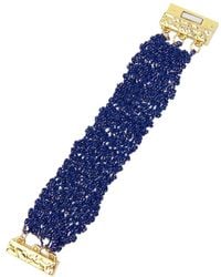 Saachi - Crochet Chain Statement Bracelet - Lyst
