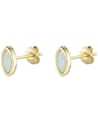 KAMARIA - Marquise Opal Stud Earrings - Lyst