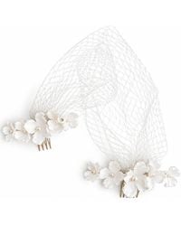 Yeva Sebastia - Bridal Veil Hair Accessory - Lyst