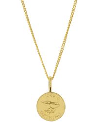 Katie Mullally - English Farthing Coin & Chain - Lyst