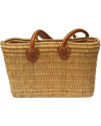 Berber Leather - Neutrals The Safi Small Basket Tote - Lyst
