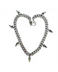 Jagged Halo Jewelry - Fallon Stainless Steel Anklet - Lyst