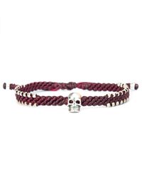Harbour Uk - Skull Connection Rope Bracelet - Lyst
