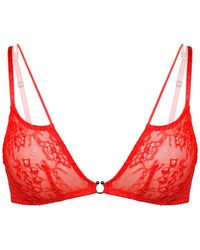 MONIQUE MORIN LINGERIE - Amphitrite Bralette Fire - Lyst