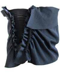 Ccy Currency - Halterless Frill Top - Lyst
