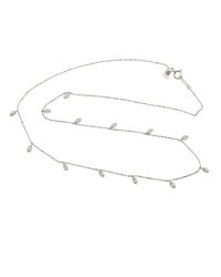 Artisan - Natural Diamond Drop Station Necklace - Lyst