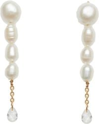 Lavani Jewels - Brisa Mini Pearls Earrings - Lyst