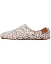 Kingdom of Wow - Neutrals Light Artisan Made Wool Slippers For - Lyst