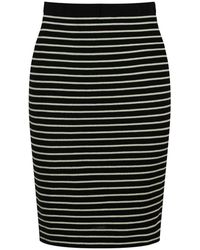 Conquista - Striped Pencil Skirt - Lyst