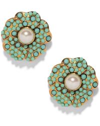 The Pink Reef - Vintage Inspired Valencia Earring - Lyst