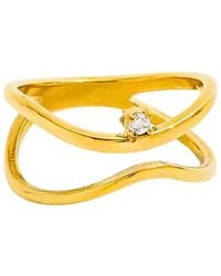 Mickey's Girl - Sol Wave Ring - Lyst