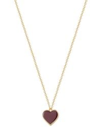 Rejected Hearts Club - Single Hearted Girl Filled Necklace With Magnetic Clasp - Lyst
