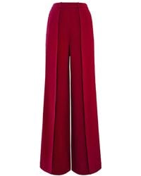 Solgo Atelier - Dina Wide Leg Crepe Pant - Lyst