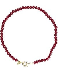 Christina Greene - Sweet Stone Beaded Knotted Necklace - Lyst