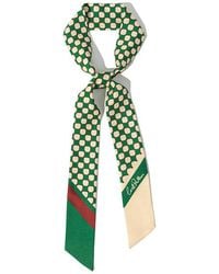 Lost Pattern - Checkerboard Twilly Scarf - Lyst