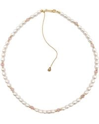 Miss Cecilia - Aurora Fresh Water Pearl Necklace - Lyst