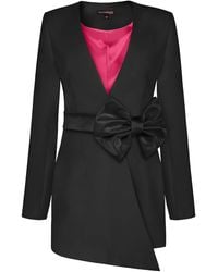 Tia Dorraine - Pearl Blazer With Detachable Bow Belt - Lyst