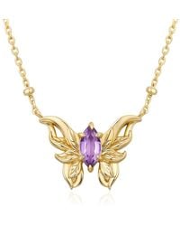 Azura Jewelry New York - Sylphae Fairie Amethyst Necklace Vermeil - Lyst