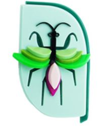 Gissa Bicalho - Handmade Acrylic Brooch Mantis - Lyst