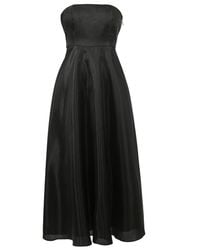 Smart and Joy - Long Flared Taffeta Dress - Lyst