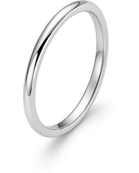 Unaloe - Smooth Sterling Band: Elegant Simplicity - Lyst