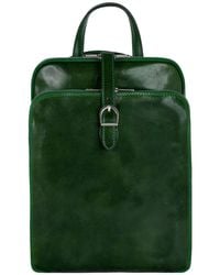 Time Resistance - Convertible Leather Backpack Shoulder Bag - Lyst