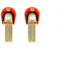 Gissa Bicalho - Handmade Acrylic Earring Tiger - Lyst