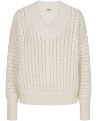 Loop Cashmere - Pointelle Sweater - Lyst