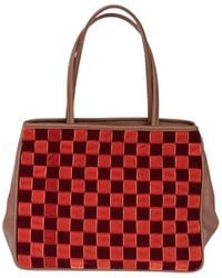 Velvet Atelier - Cristina Terracotta Tote Bag - Lyst