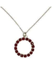 Vickisarge - The Hoop Necklace - Lyst